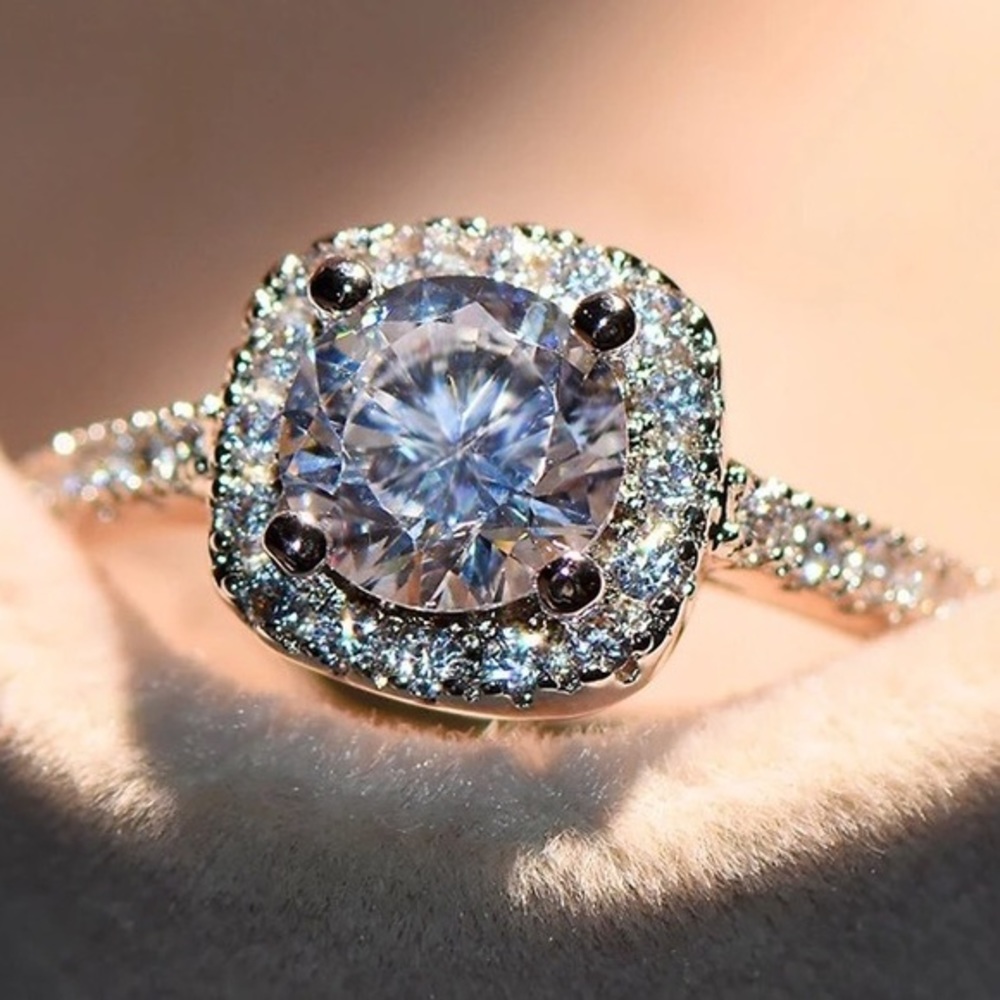 Square Stone Ring